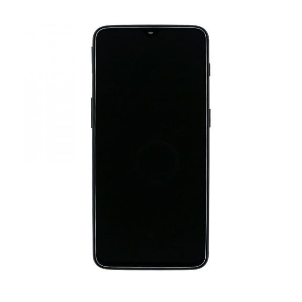 OnePlus 6T Complete Display + Frame OEM - Mirror Black