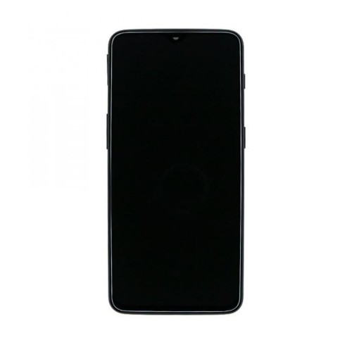 OnePlus 6T Complete Display + Frame OEM - Mirror Black