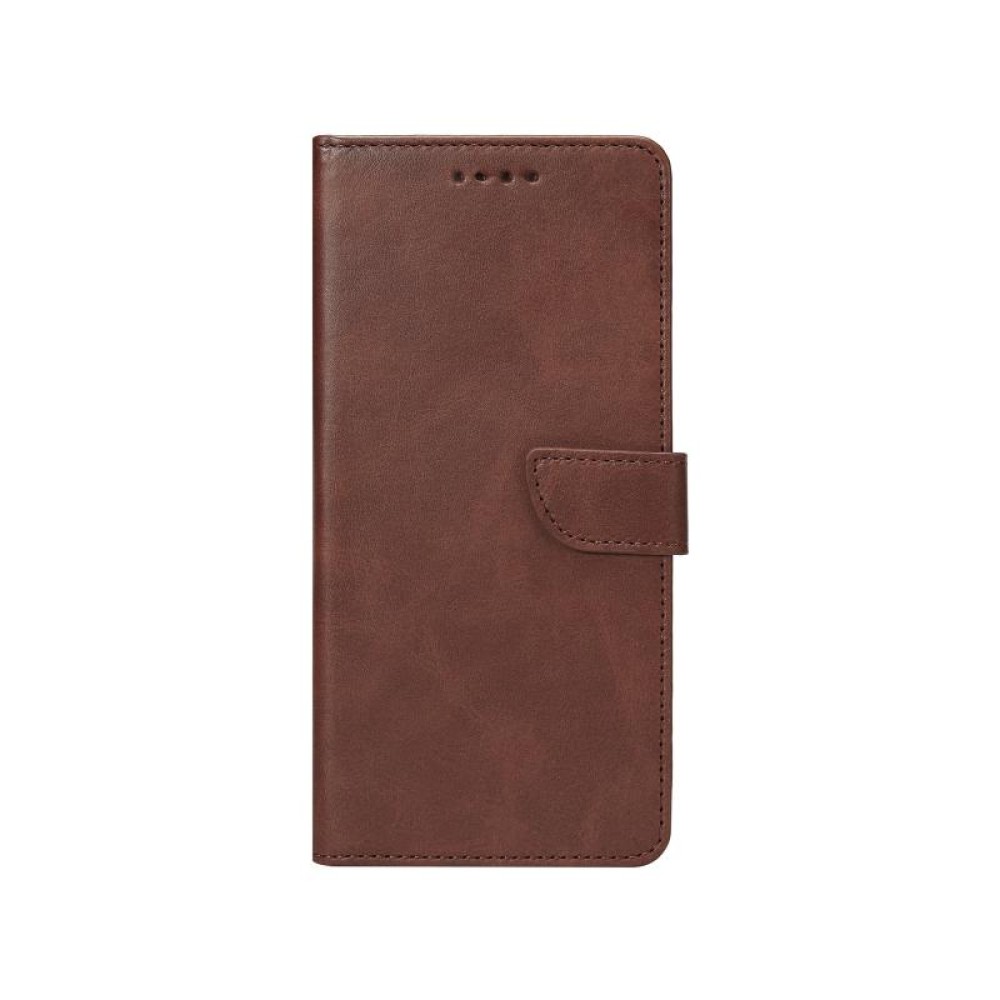 Rixus Bookcase For iPhone 16 Brown