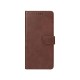 Rixus Bookcase For iPhone 16 Brown