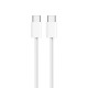 For iPhone 15 Series Fast Charging Cable US3001M USB-C To USB-C 100CM White