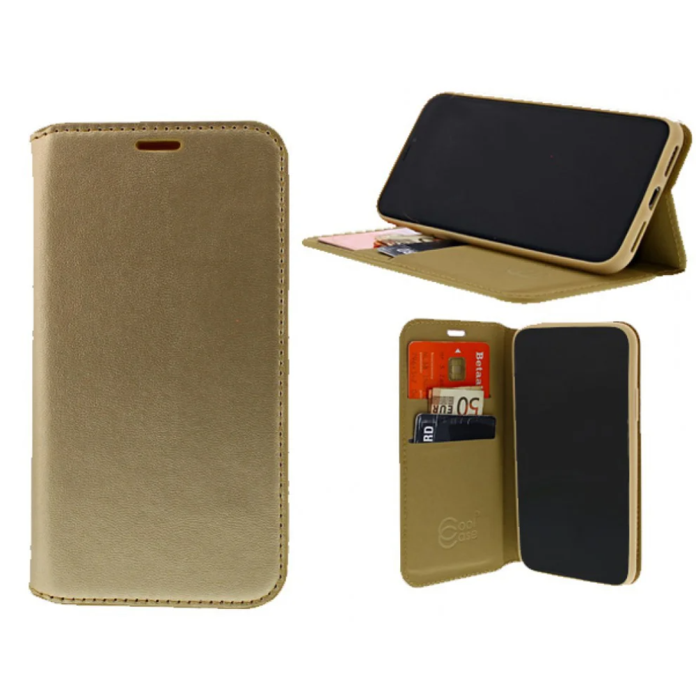 Bookcase For Samsung Galaxy S10 Plus (SM-G975F) - Gold