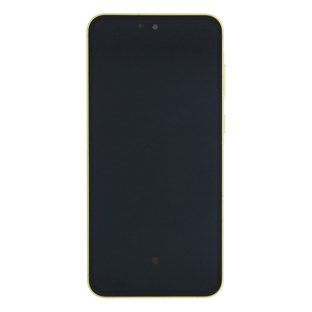 Samsung Galaxy A55 A556B Display And Digitizer With Frame Yellow Pre Assembled