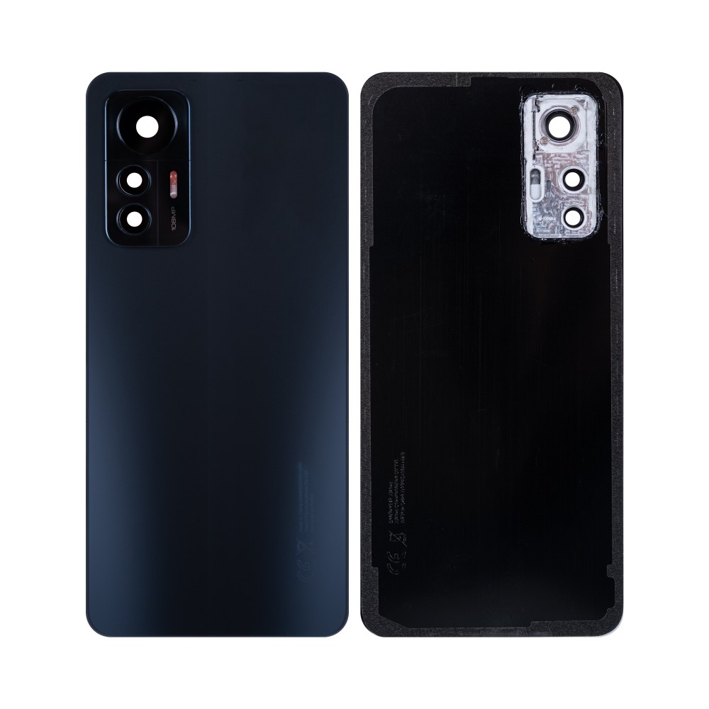 Xiaomi 12 Lite (2203129G) Back Cover Black With Lens Original