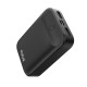 Rixus RXPB33A Ultra-Compact Powerbank 10.000 mAh Black