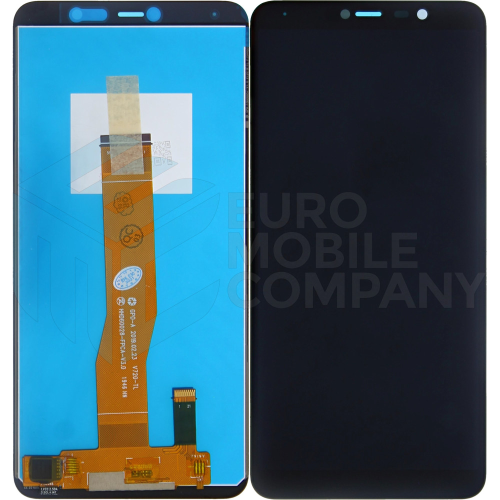 Wiko Y80 Display + Digitizer Complete - Black