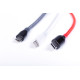 Wrepair USB Cableguide incl. Twist-in self closing sleeve 70cm and 3X ANKER USB Cables