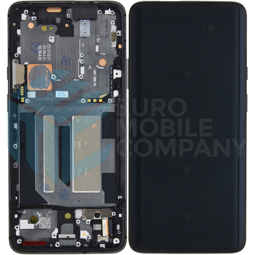 Oneplus 7 Pro / One Plus 7T Pro (OEM) Display Complete With Frame - Black