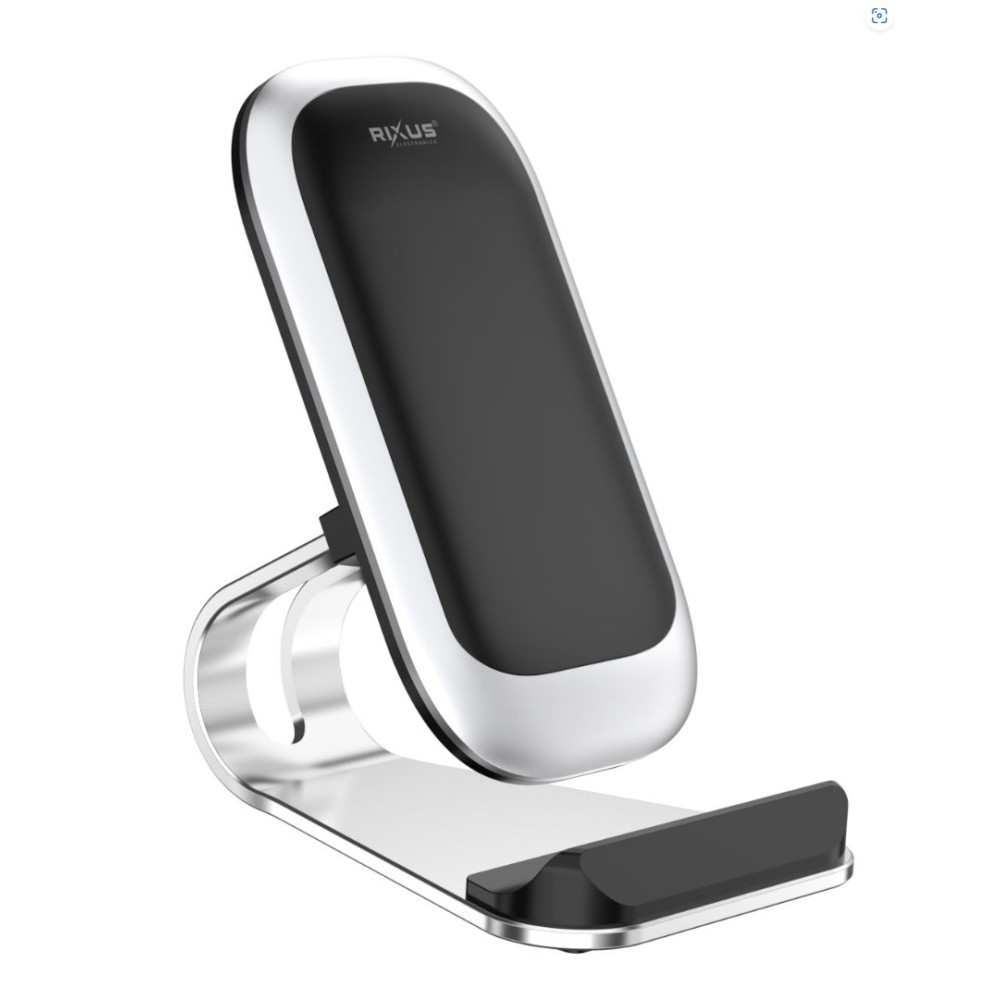 Rixus RXWC35 Wireless Charging Stand Silver