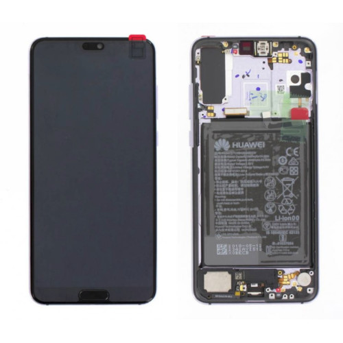 Huawei P20 Pro 02351WTU (CLT-L09/ CLT-L29) OEM Service Part Screen Incl. Battery - Purple/Twilight