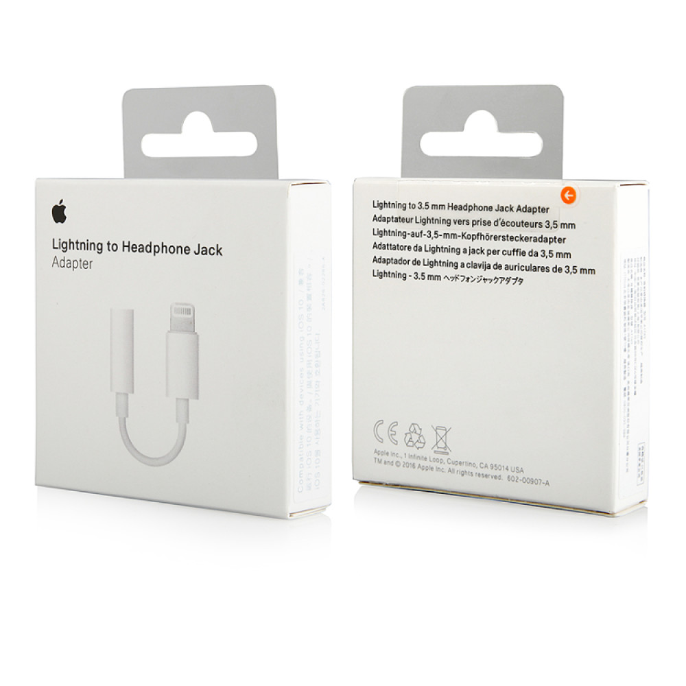 Apple Lightning To Headphone Jack (MMX62ZM/A)