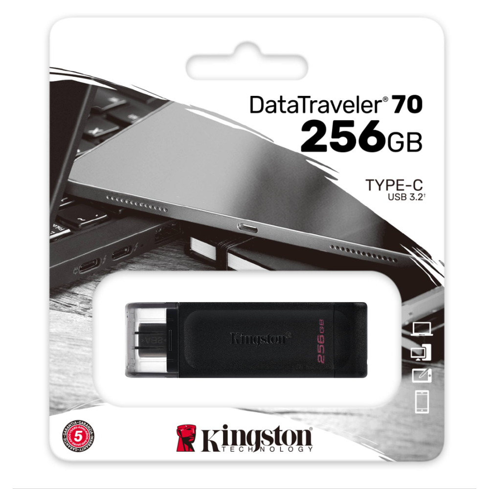 Kingston PenDrive (Type-C 3.2) DT70/256GB