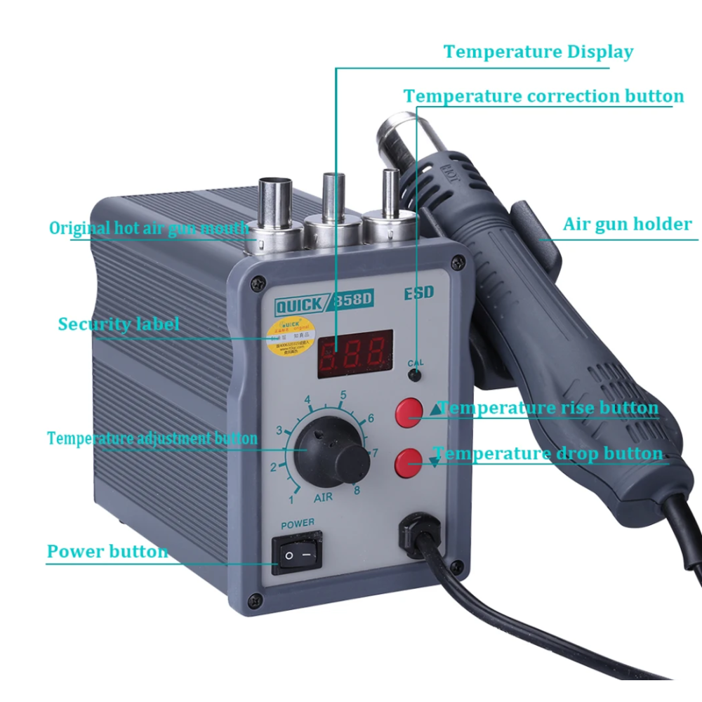 Quick Soldering Station 858D