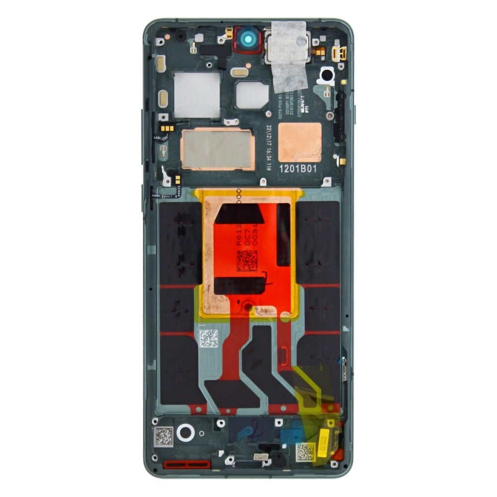 OnePlus 12 (CPH2573, CPH2581) Display And Digitizer With Frame Flowy Emerald Service Pack