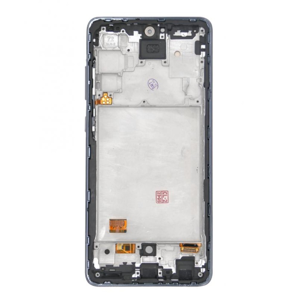 Samsung Galaxy A72 A725F Display And Digitizer With Frame Black Soft-OLED