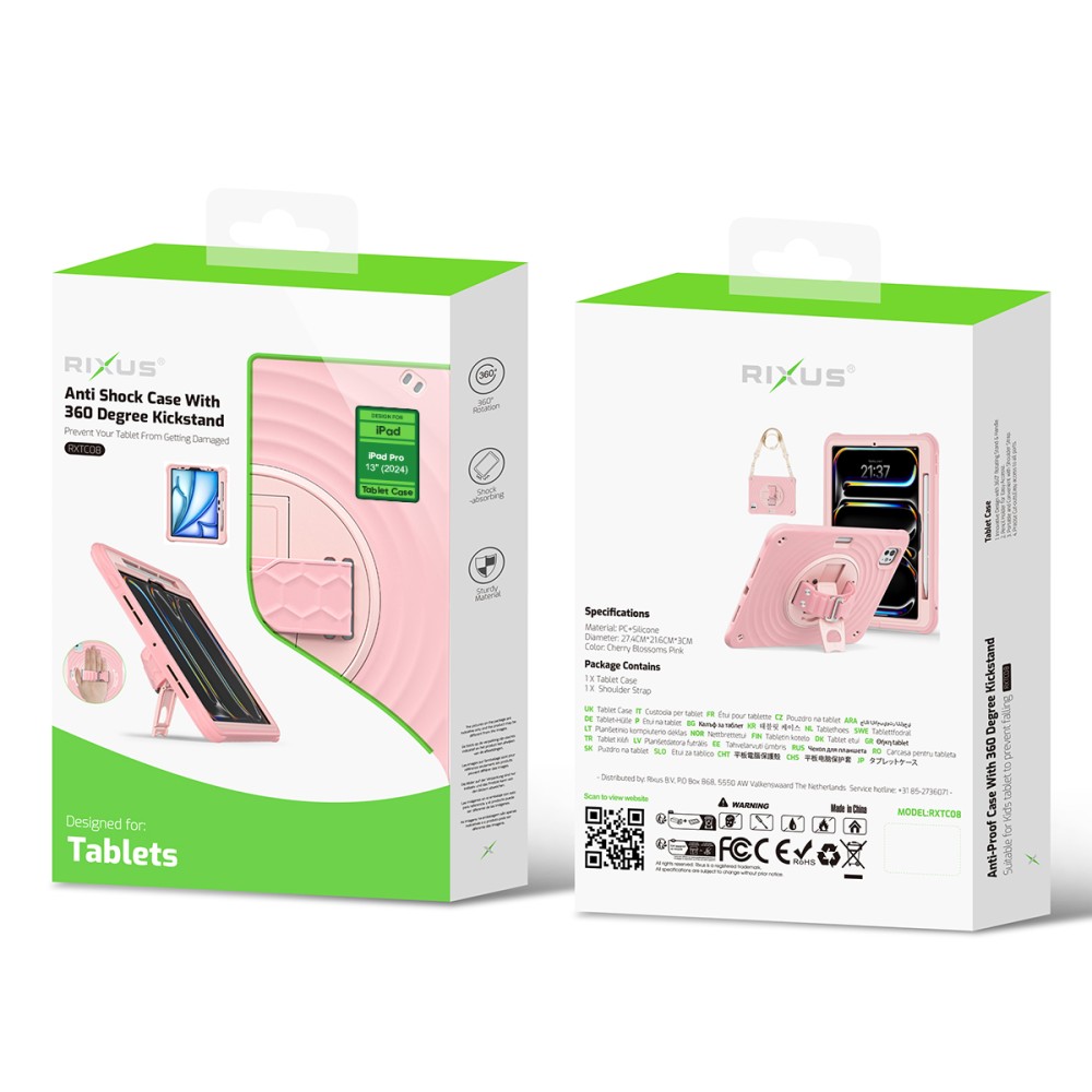 Rixus RXTC08 Anti Shock Case For iPad Pro 13