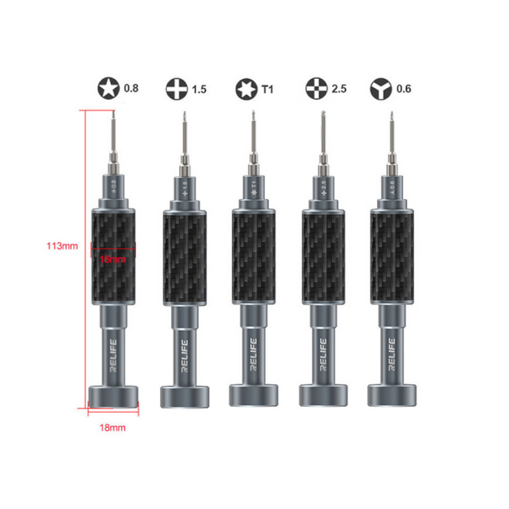 Relife RL-729A  Steel Cannon King Screwdriver Set