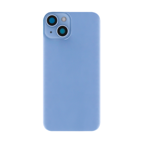 For iPhone 14 Extra Glass Blue (Enlarged Camera Frame) (excl. Logo)