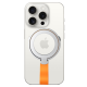 Rixus RXPH20SO Mobile Phone Holder With MagSafe Silver + Orange