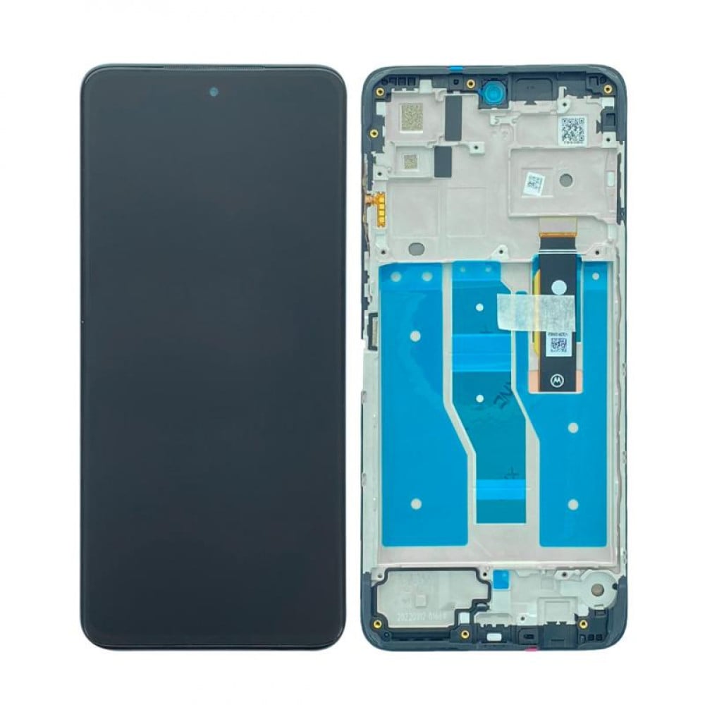 Motorola Moto G82 (XT2225) Display Complete + Frame (5D68C20864) - Black