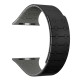 Rixus Silicone Band With Magnetic For Apple Watch 38mm, 40mm, 41mm Black + Grey