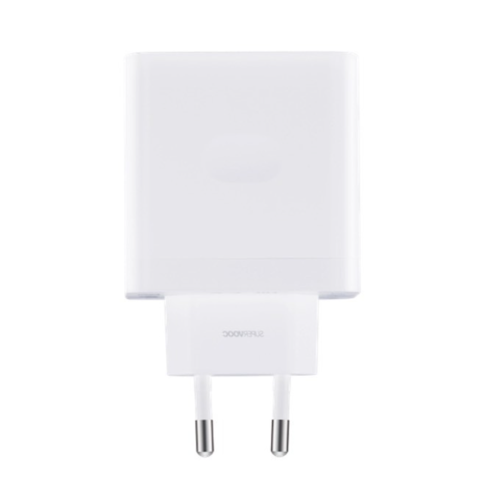 OnePlus SuperVOOC Wall Charger Adapter, 80W, 7.3A, USB-A, (5461100064) - White