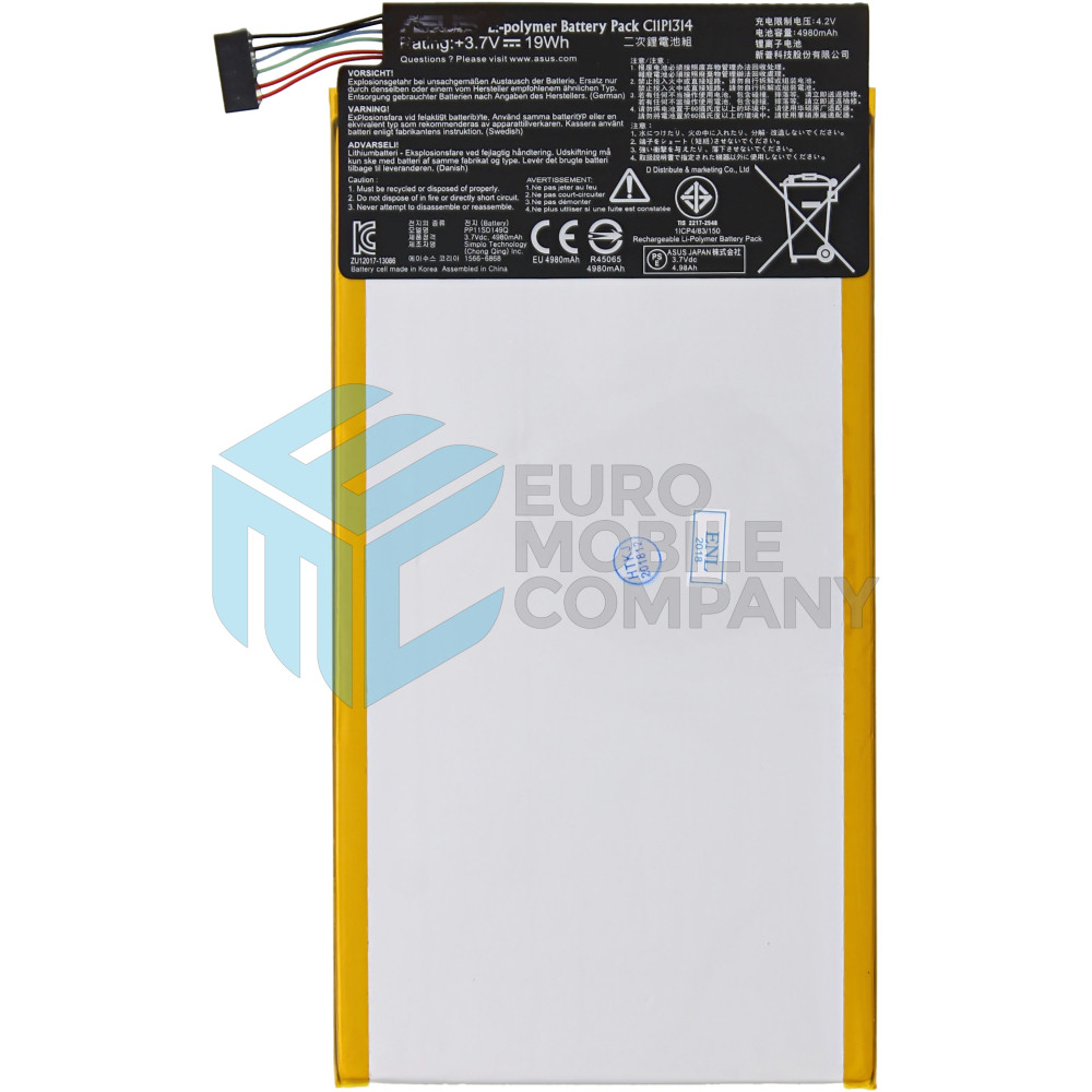 Asus MeMo Pad ME102A C11P1314 Battery - 4980mAh