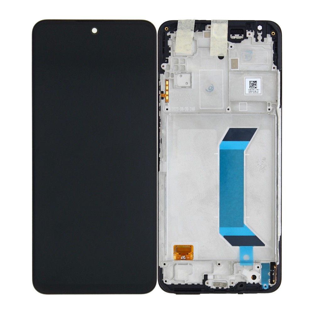 Xiaomi Poco X5 (22111317PG), Redmi Note 12 5G (22111317G) Display And Digitizer With Frame Black Original