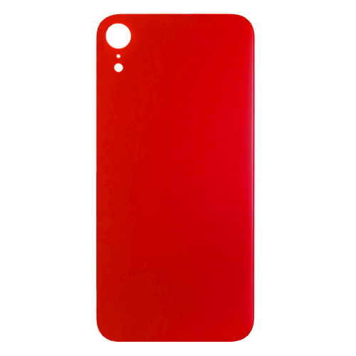 For iPhone XR Extra Glass Red (Enlarged Camera Frame) (excl. Logo)