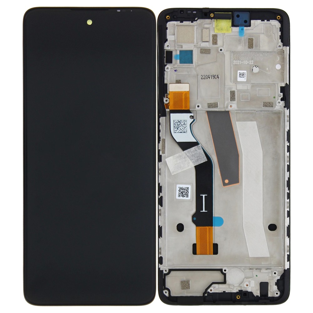 Motorola Moto G51 5G (XT2171) Display Complete + Frame (5D68C20028) - Black