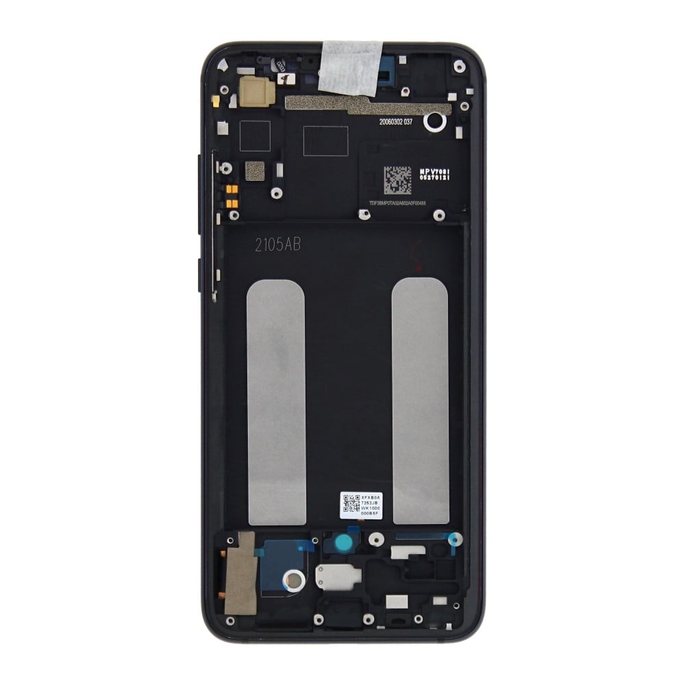 Xiaomi Mi 9 Lite (M1904F3BG) Display Complete + Frame (5600030F3B00 / 560610118033) - onyx grey / Tarnish