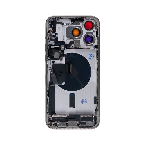 For iPhone 15 Pro Max Complete Housing Incl All Small Parts Without Battery And Back Camera Natural Titanium