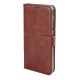 Rixus Bookcase For Samsung Galaxy A21s A217F Brown