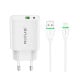 Rixus Quick Charge PD to Lightning + USB slot 20W RX90A