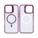 Rixus Classic 03 Case With MagSafe For iPhone 16 Pro Max Dark Pink