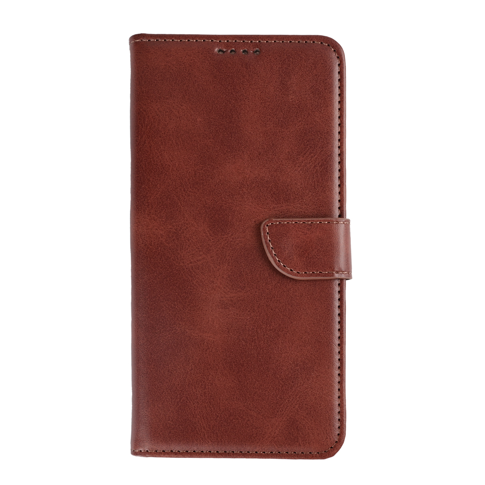 Rixus Bookcase For Samsung Galaxy A21s A217F Brown