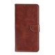 Rixus Bookcase For Samsung Galaxy A21s A217F Brown