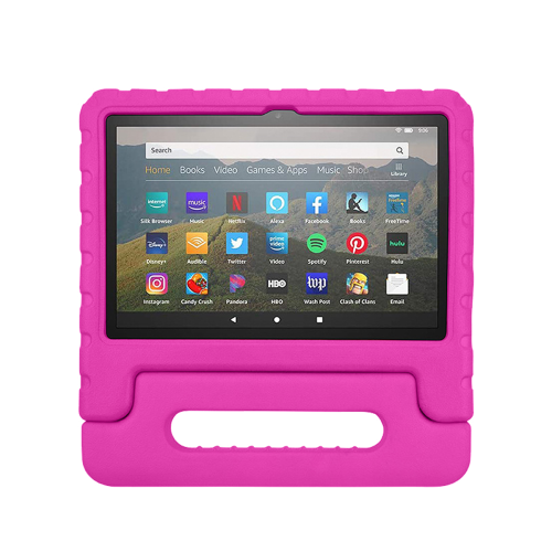 Rixus RXTC06 Tablet Kids Case For iPad 10.2'' (2021, 2019), Air 3 10.5'' (2019), Pro 10.5'' (2018) Pink