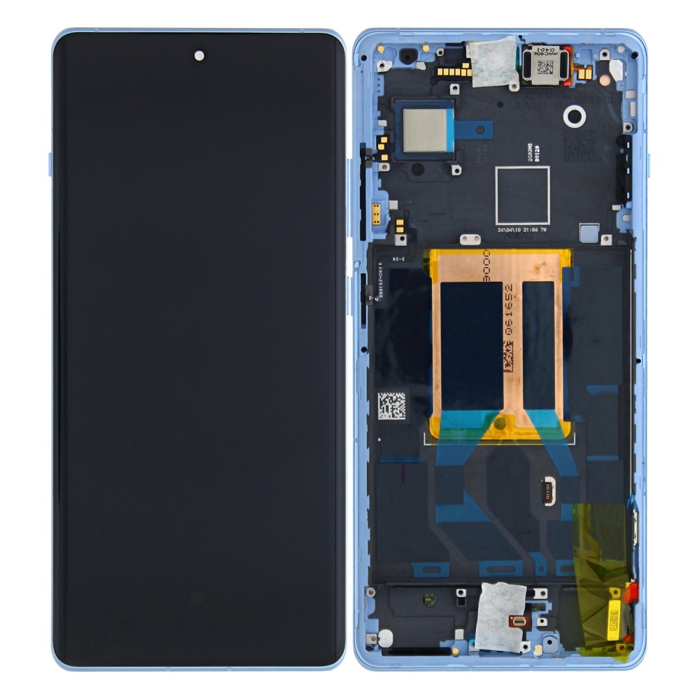 OnePlus 12R Display And Digitizer Complete With Frame Blue Service Pack