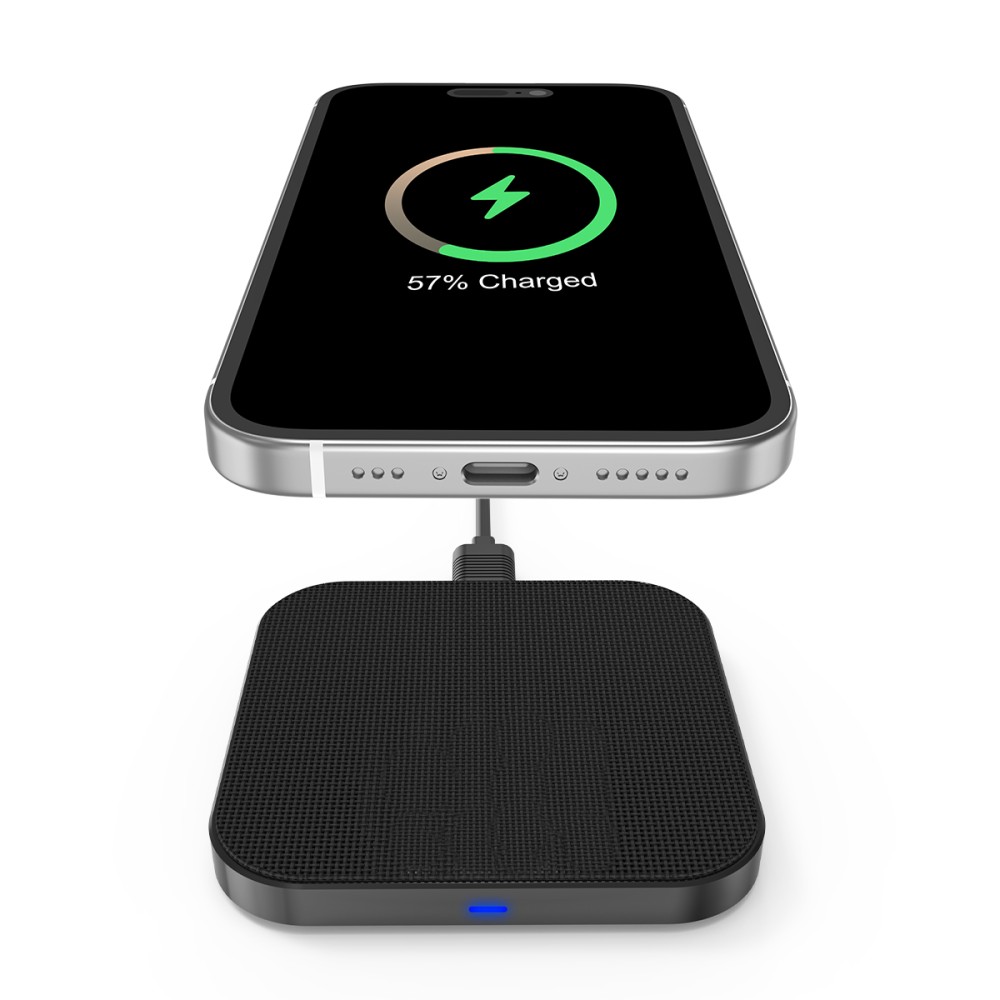 Rixus RXWC25 Boost 15W Wireless Charging Pad Black