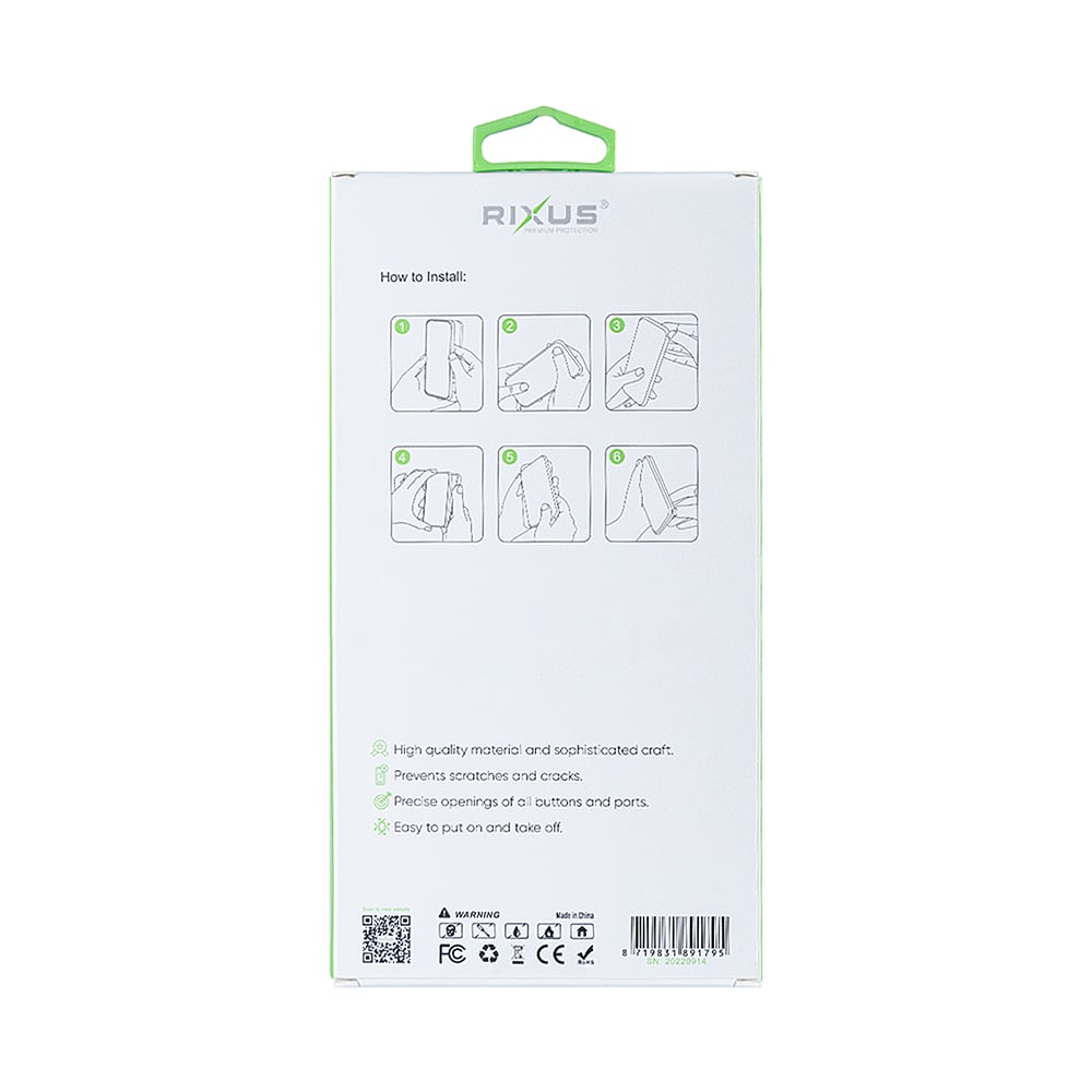 Rixus Anti-Burst Case With MagSafe For Samsung Galaxy S25 S9310 Transparent