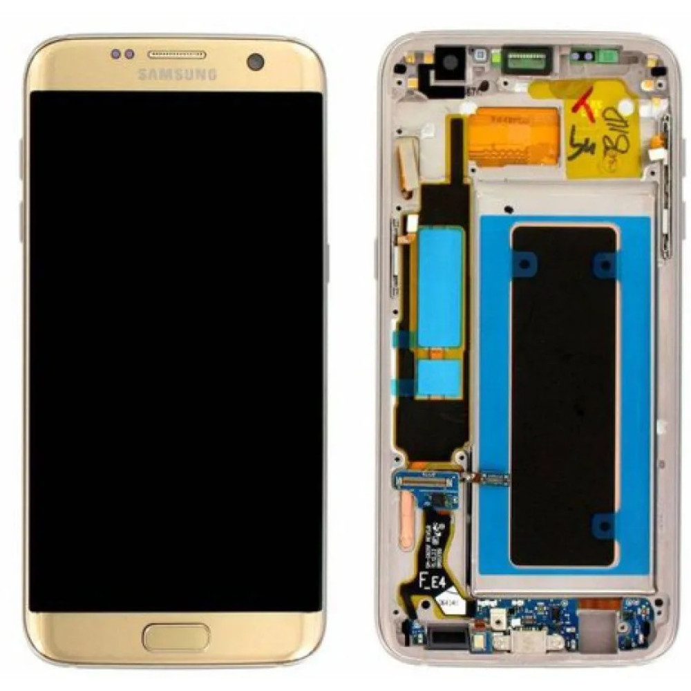 Samsung Galaxy S7 Edge (SM-G935F) Display (GH82-13361A) - Gold