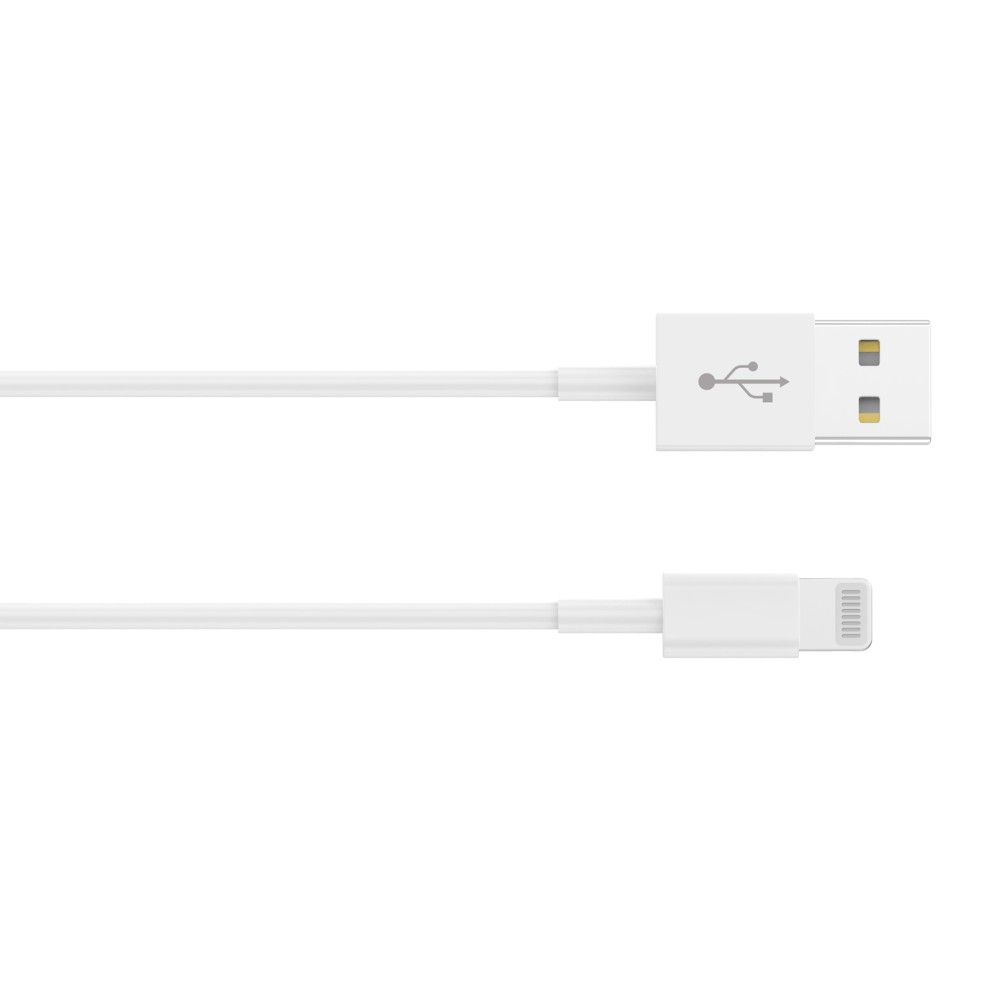 For iPhone Cable US2002M USB To Lightning 200CM White