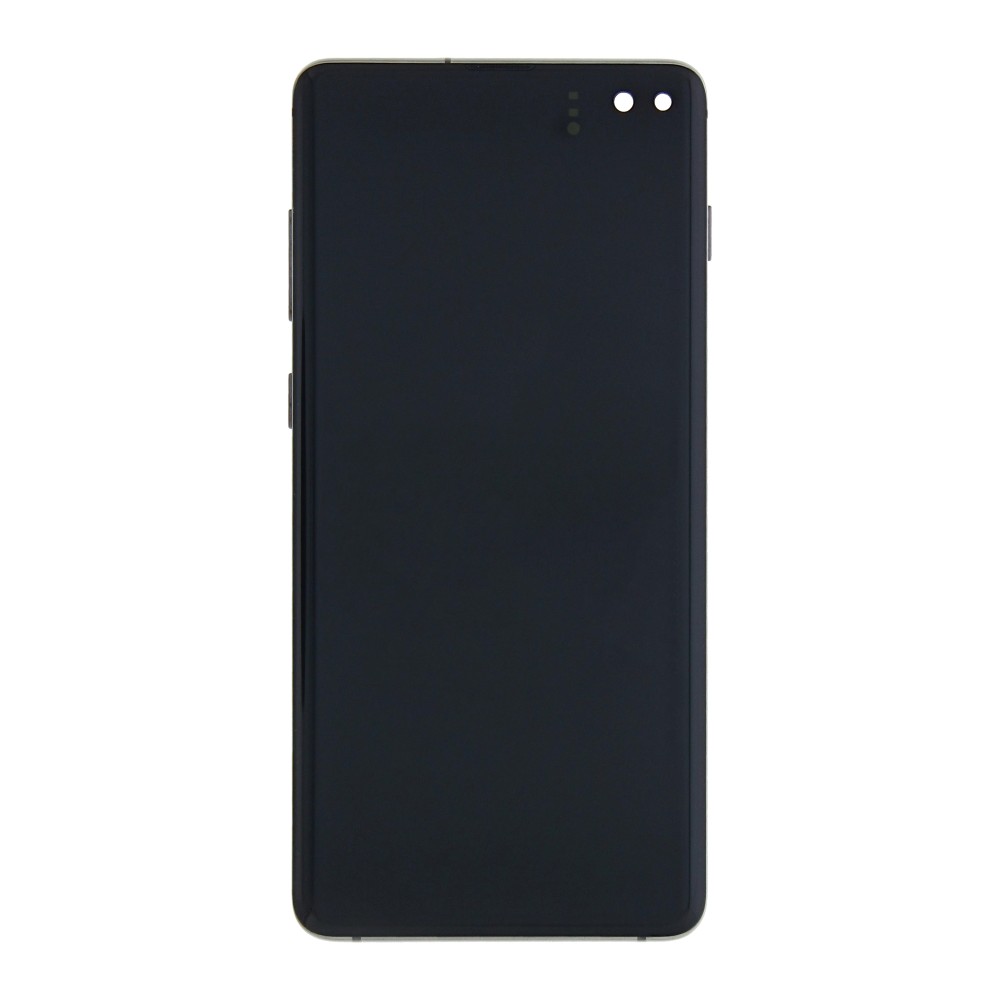 Samsung Galaxy S10 Plus G975F Display And Digitizer With Frame Prism Black Refurbished