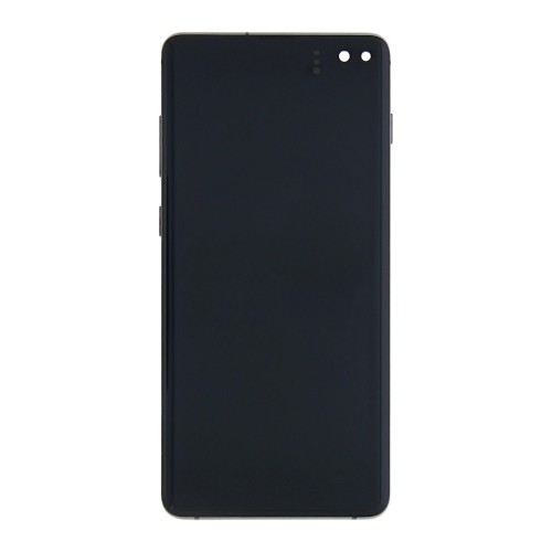 Samsung Galaxy S10 Plus G975F Display And Digitizer With Frame Prism Black Refurbished