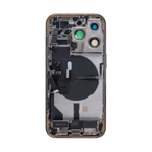 For iPhone 15 Pro Max Complete Housing Incl All Small Parts Without Battery And Back Camera Blue Titanium