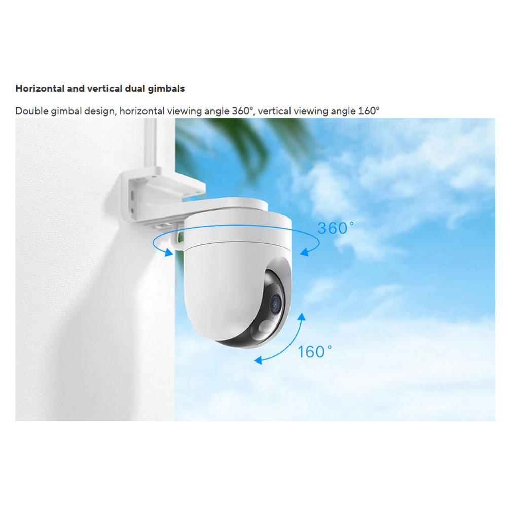 Xiaomi Outdoor Camera With Light Warning CW400