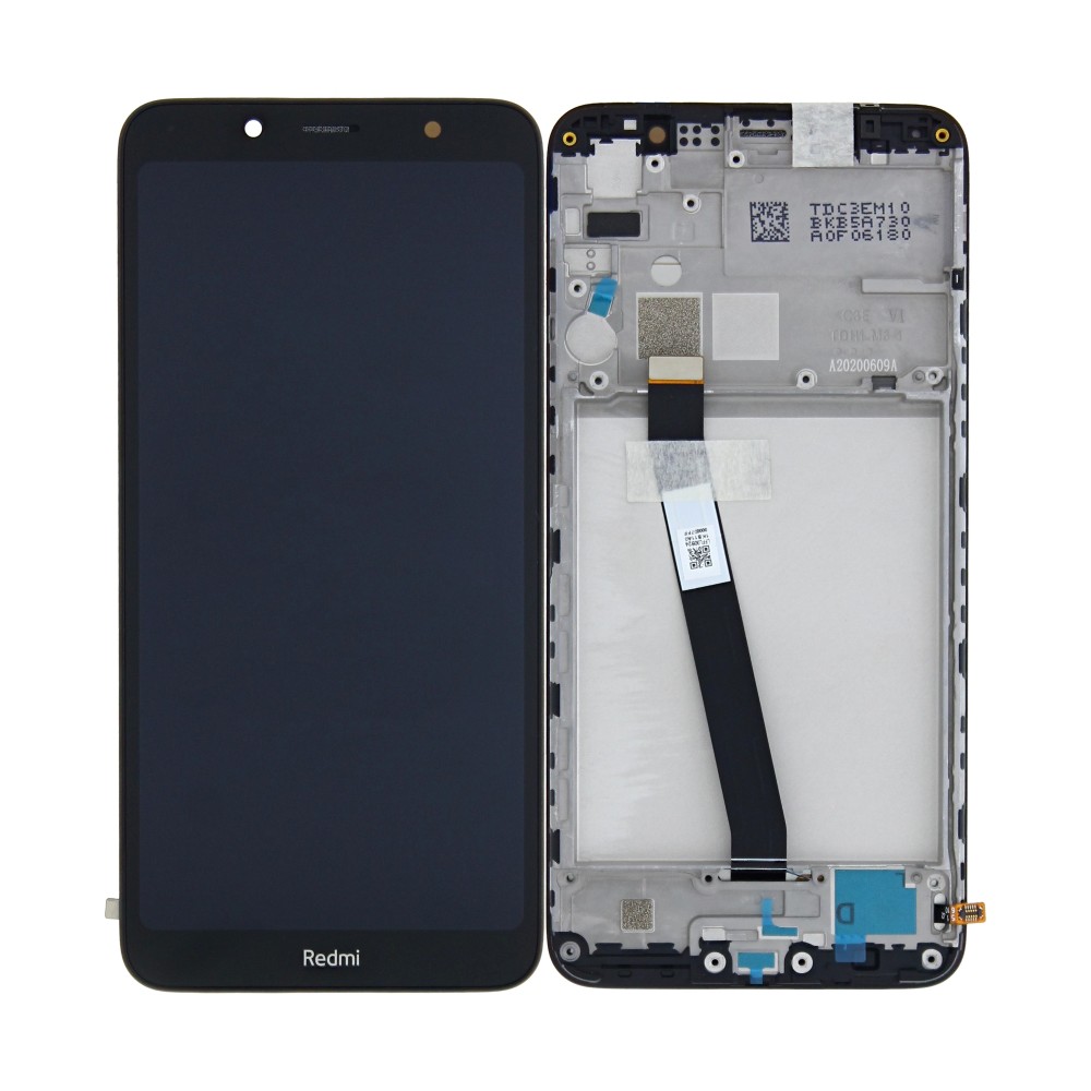 Xiaomi Redmi 7A Display Complete + Frame (560610122000 / 560610127000) - Matte Black