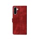 Rixus Bookcase For Samsung Galaxy A36 A366B Dark Red