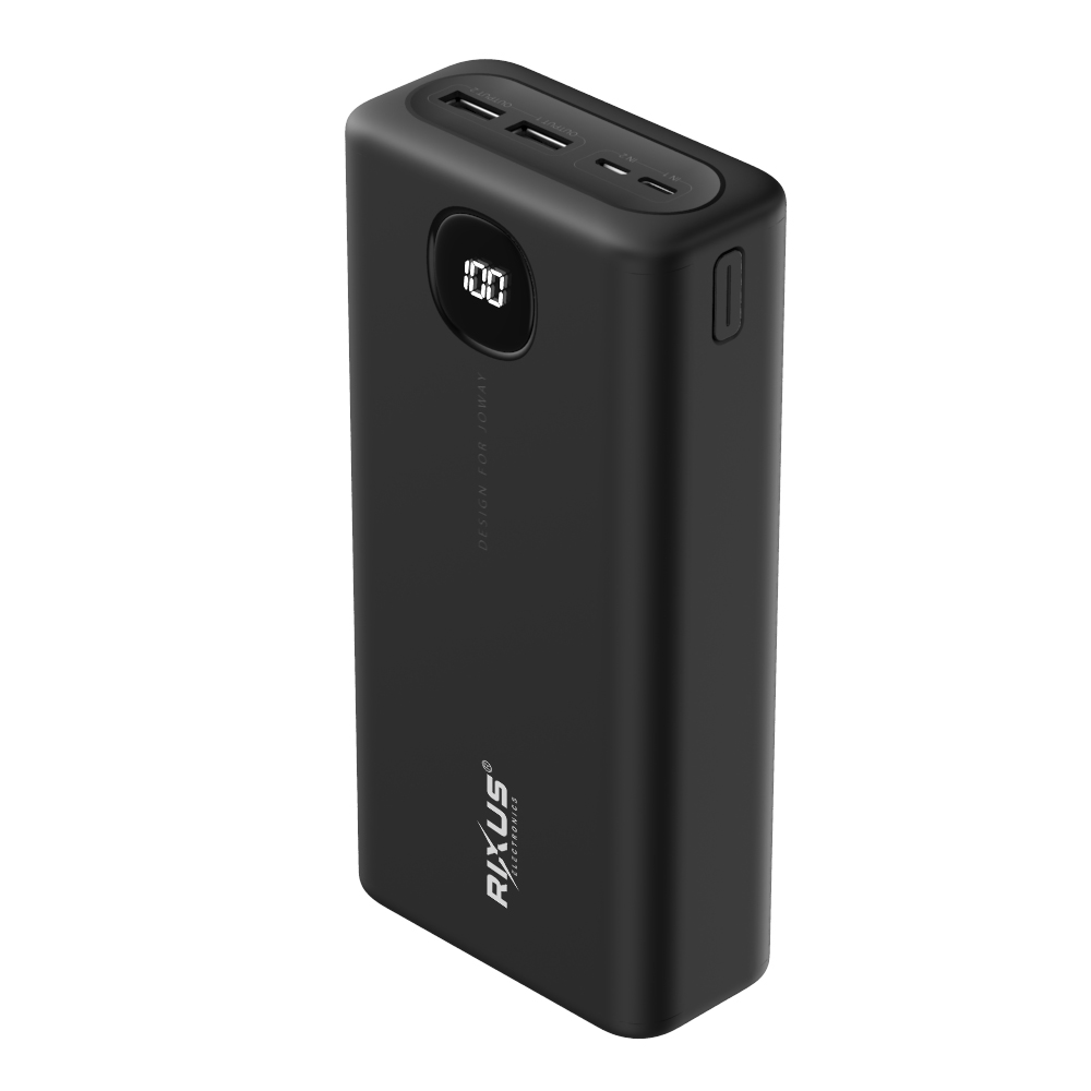 Rixus RXPB40 High Capacity Powerbank 40.000mAh Black